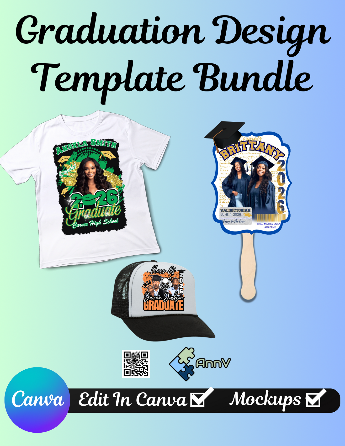 Graduation Design Template Bundle