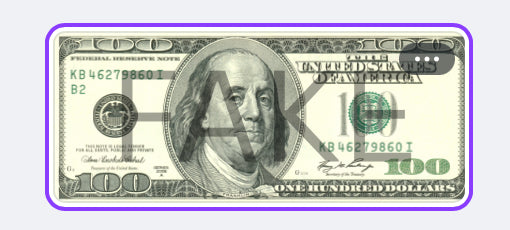 FAKE Money Design Template