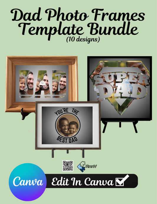 Dad Frames Bundle Template