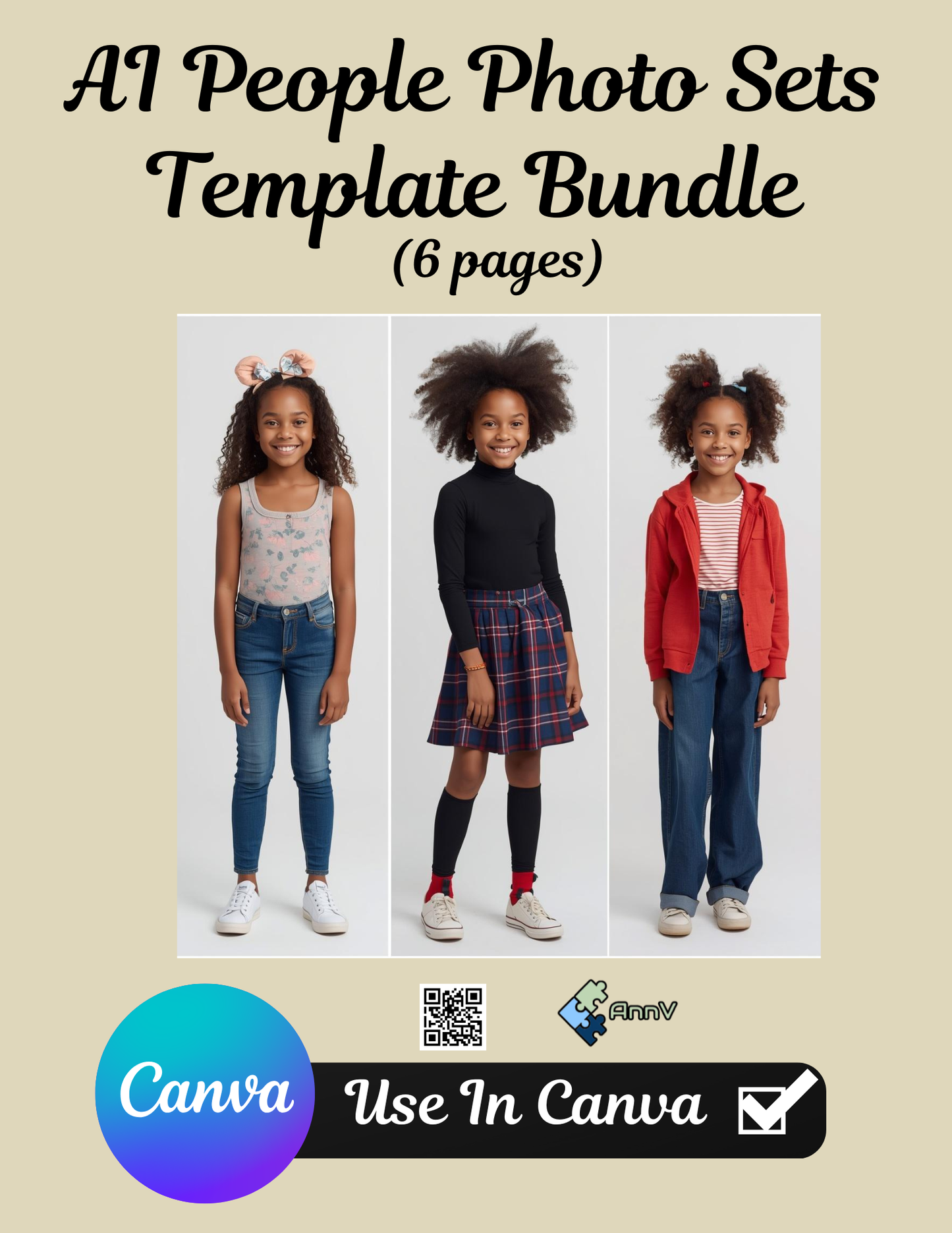 AI Person Picture Sets Template Bundle