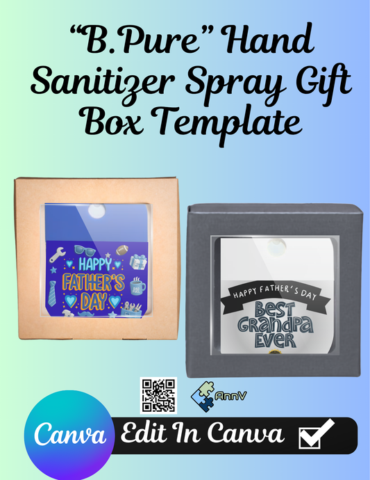 B. Pure Hand Sanitizer Spray Gift Box