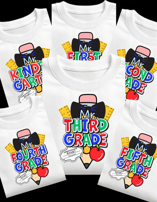“Mr.” Back to School Design Template Bundle
